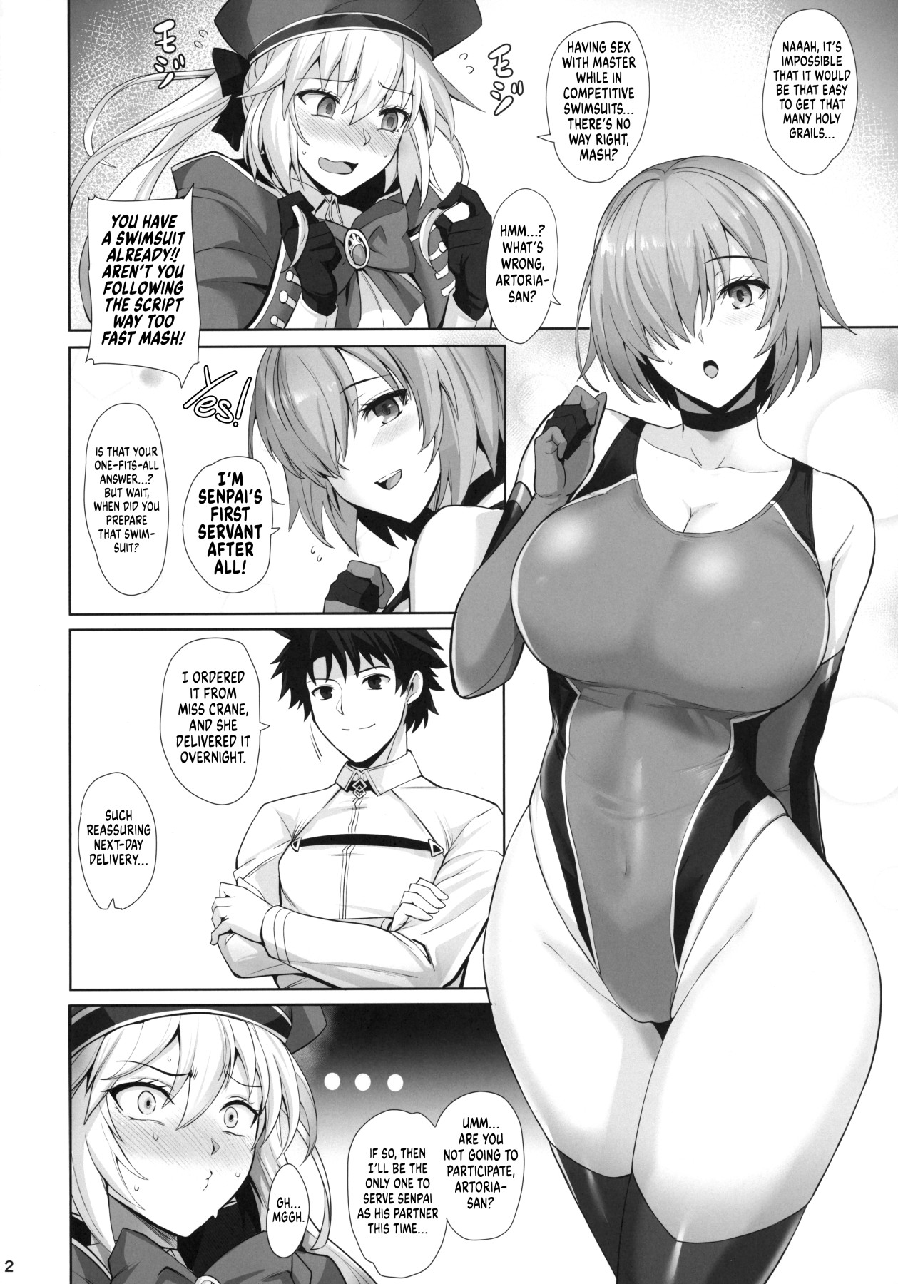 Hentai Manga Comic-Servants With The Swimsuit Trait 2-Read-3